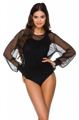 232 Dámske body Lupoline - čierne