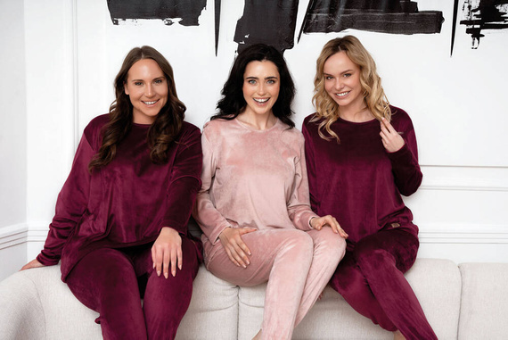 Akara Dámsky set Italian Fashion - púdrovo ružová