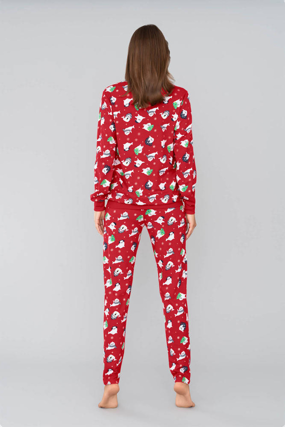 Koda Dámske pyžamo Italian Fashion-print červené