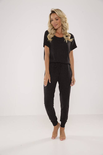 524 Paula Dámske pyžamo De Lafense - grafitové