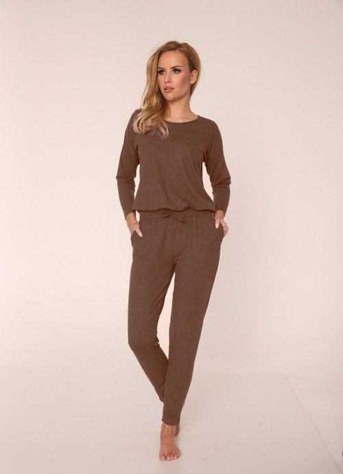 305 Paula Dámsky pyžamový kostým - Mocca