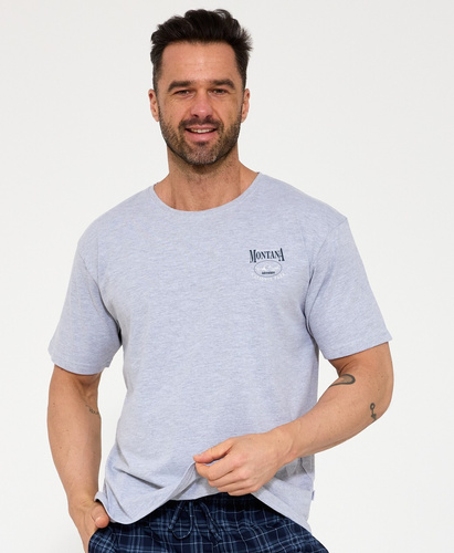 Pánske pyžamo Cornette 328/214 Montana 3 sivé 100% bavlna