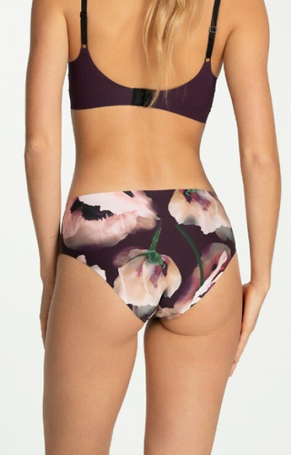 Dámsky spodný diel Velvet Bloom Simple Classic od Julimexu - kvetinová potlač, bez švov