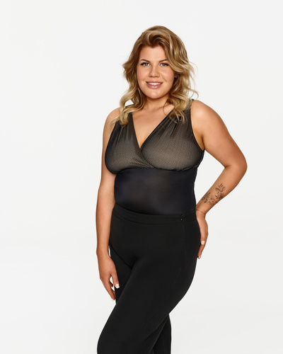 258 Dámske body Lupoline - priehľadná sieťovina, elegantné, večerné