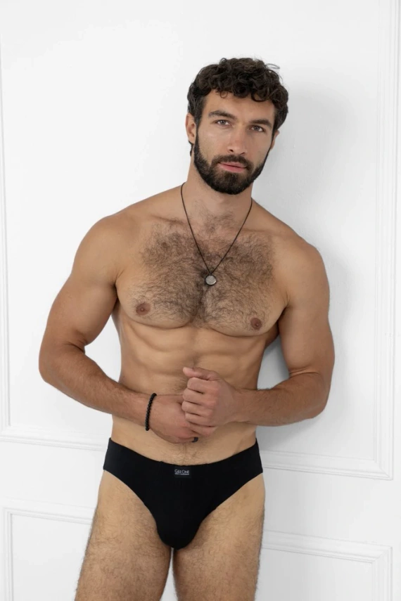 Apollo pánske slipy Italian Fashion - čierne