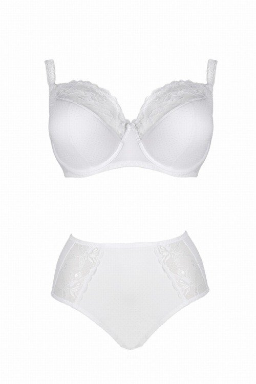 112 Polovystužená podprsenka Lupoline - biela