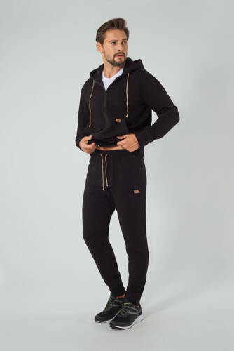 Darwin Pánske tepláky Italian Fashion - čierne