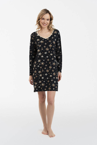 Nočná košeľa Laponia Talianska móda - potlač