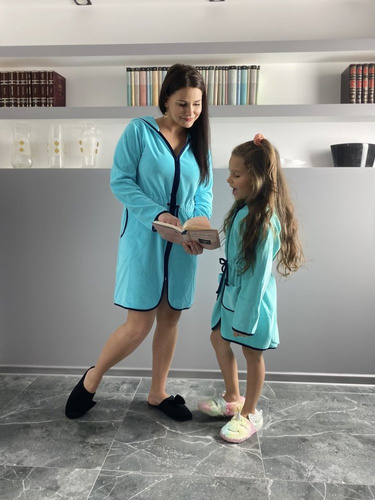 374 / 375 Detský župan Desiree - mätový