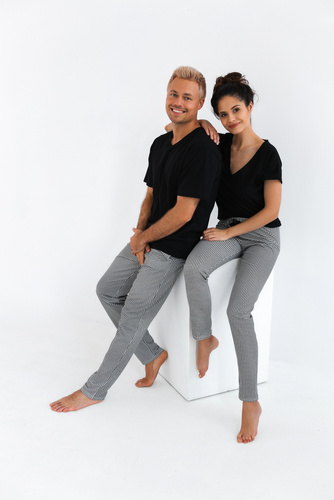 Pedro Pánske pyžamo Sensis - čierne