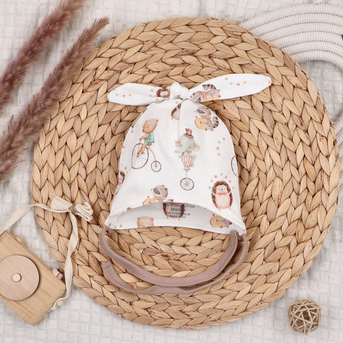 ABN-5597 Detská čiapka Circus Nini - 100% organická bavlna, mäkká a bezpečná