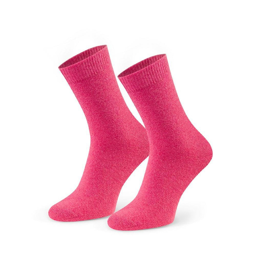 Art.185 Ponožky Steven 005 pink - dámske vlnené zimné ponožky, hladké