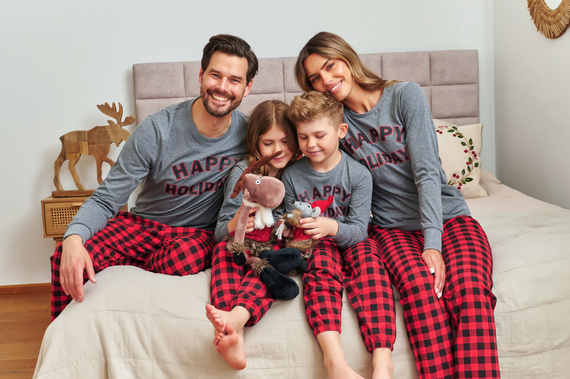 7344 Pánske tmavosivé pyžamo Doctor Nap - 100% bavlna