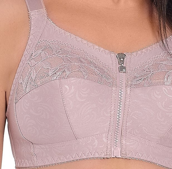 586 Zuza Biustonosz Miękki bez fiszbin Viki - różowy