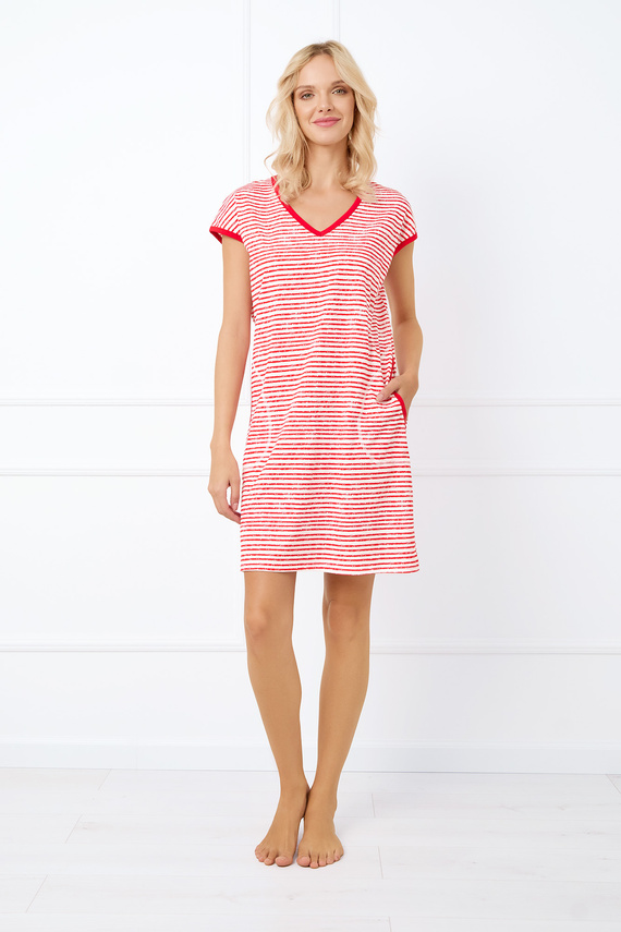 Flota dámske tričko s krátkym rukávom Italian Fashion - potlač červená