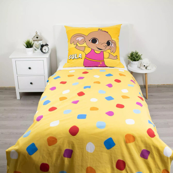 Obliečky Zajačik Bing a Sula 140x200 Jerry Fabrics bavlna