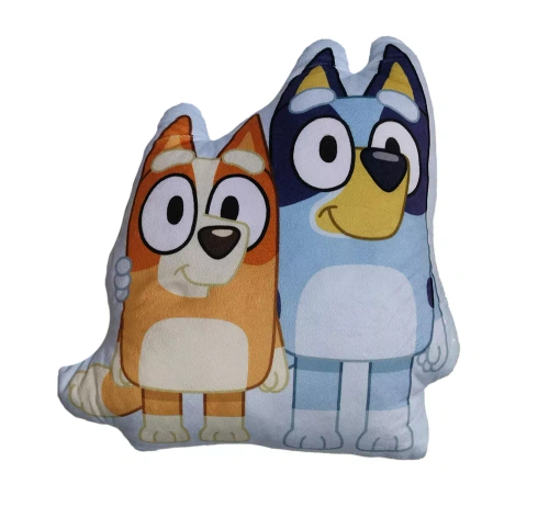 Poduška Bluey Pieski Jerry Fabrics 39x29 mäkká plyšová hračka pre dieťa