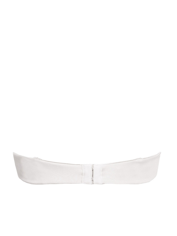 1580 Push-up podprsenka Fantastic - bandeau, mikrovlákno Sielei white