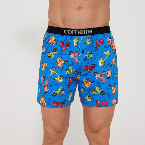 001/187 011/187 Hornette Classic Pánske boxerky Cornette - 100% bavlna, voľný strih, zapínanie na gombíky, každodenné pohodlie