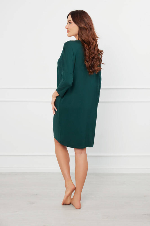 Natura 3/4 nočná košeľa Italian Fashion - zelená