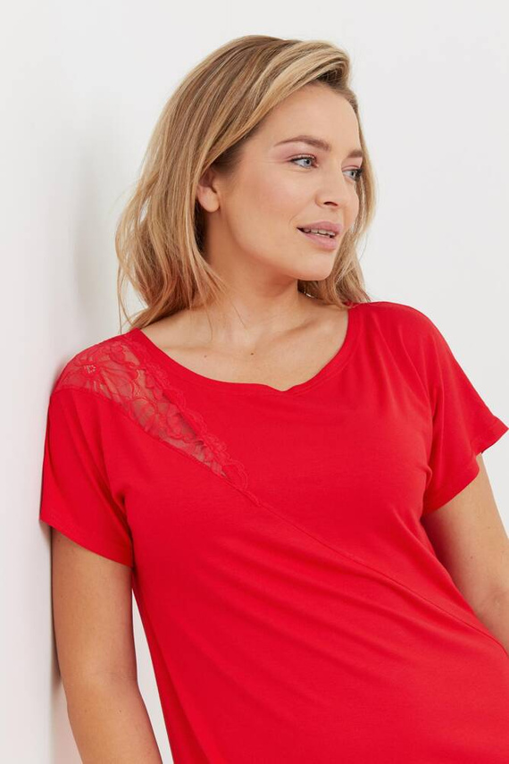 737 Velar Forex nočná košeľa - červená