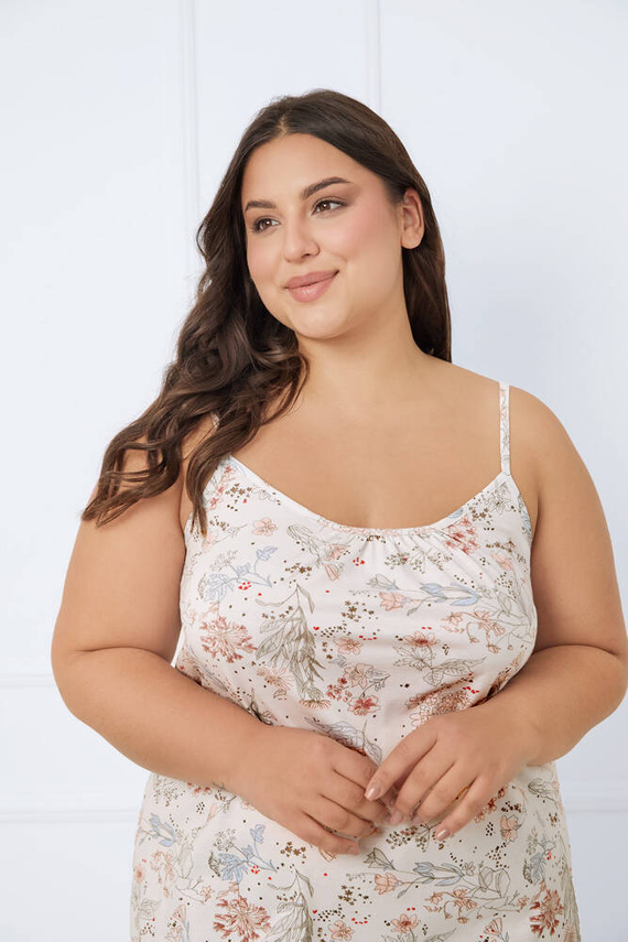 Solita dámska košeľa, úzke ramienko Talianska móda - potlač