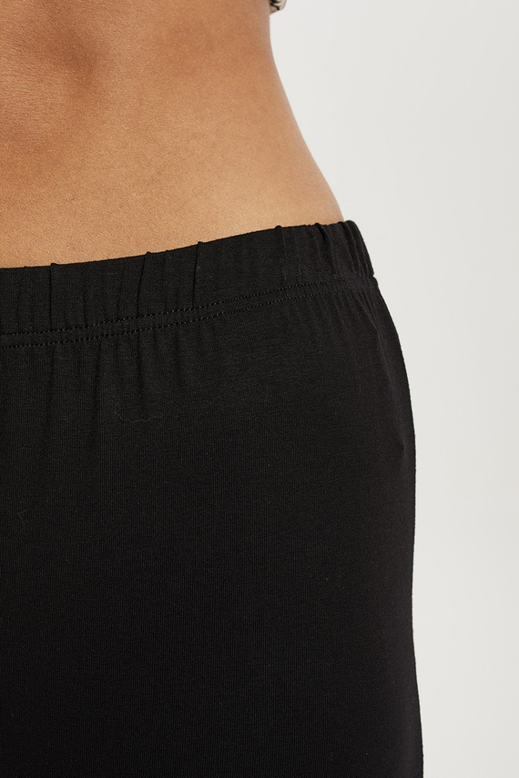 Abisynia Dámske pyžamo s dlhým rukávom a dlhými nohavicami Italian Fashion - potlač/čierna