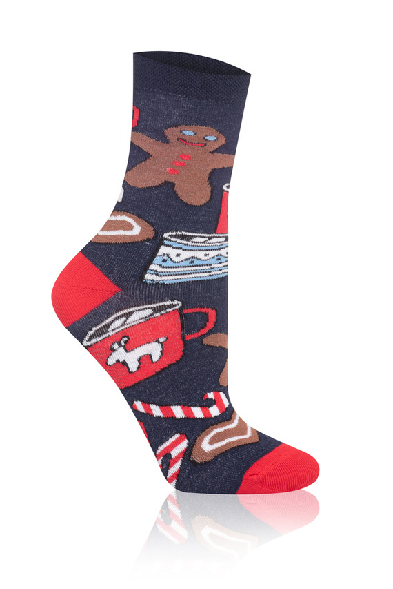 S162D Cookies Dlhé ponožky Italian Fashion