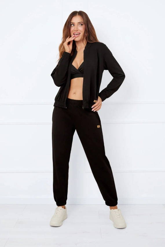 Caro Dámska bunda bomber Italian Fashion - čierna