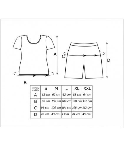 Dámske pyžamo Melisa 1/2 Donna – viskóza, krátky rukáv