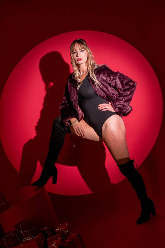 805 Chloe Dámske body s dlhým rukávom De Lafense - čierne