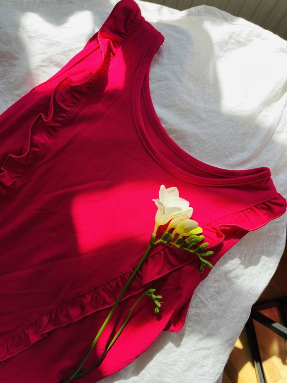 650 Sanchi Forex nočná košeľa - amarant