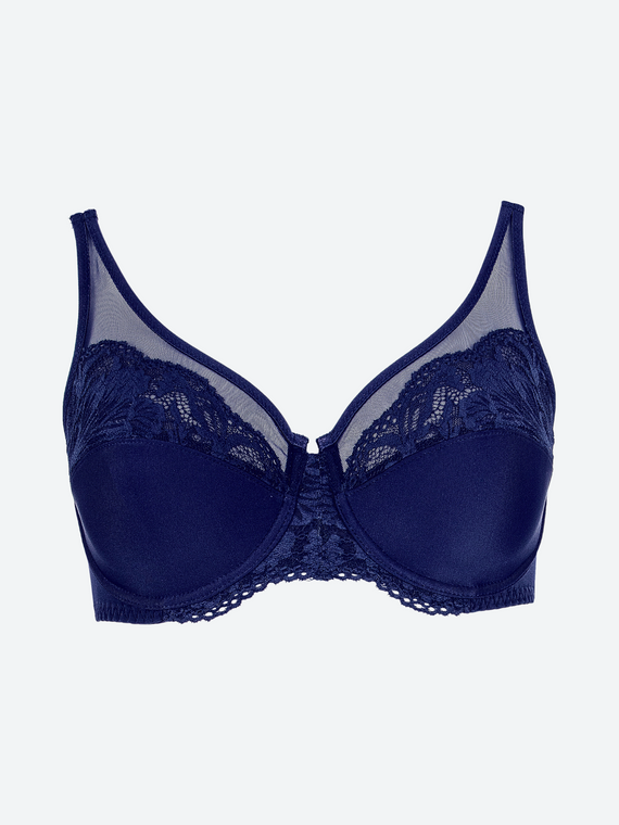 Vyztužená podprsenka Delia - pohodlie a elegantný strih Spiman navy blue