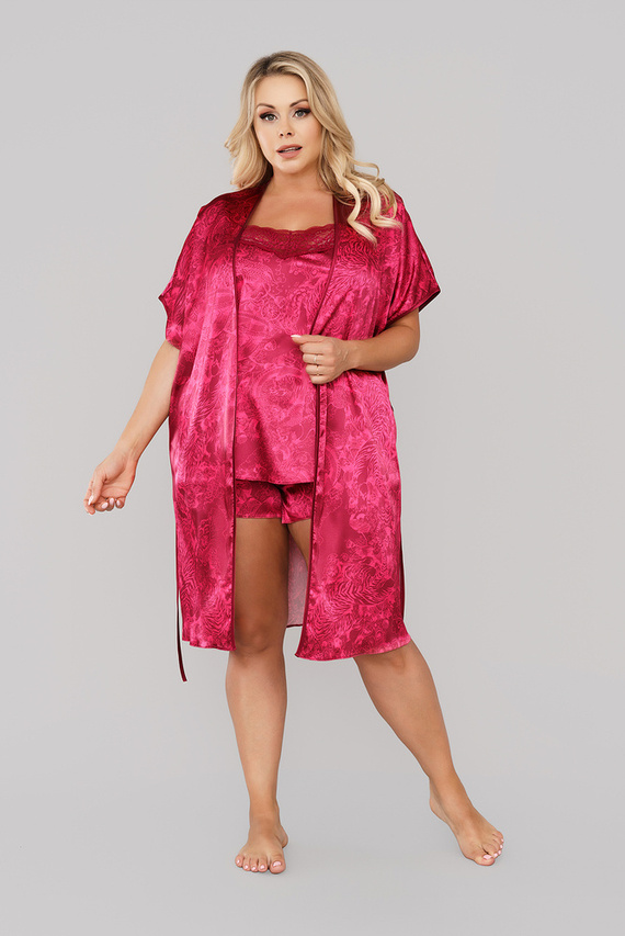 Impresja Dámsky župan Italian Fashion burgundy