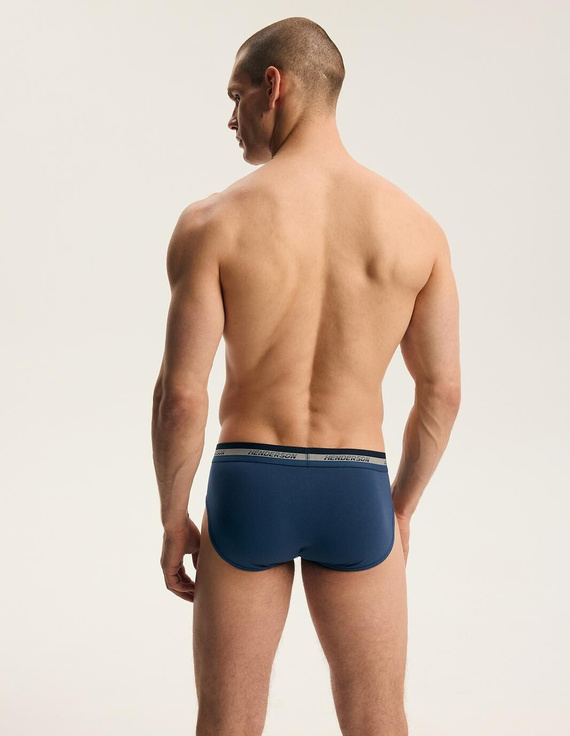 Slipy pánske Henderson Far 45787 2-pak bavlnené sivé a jeans