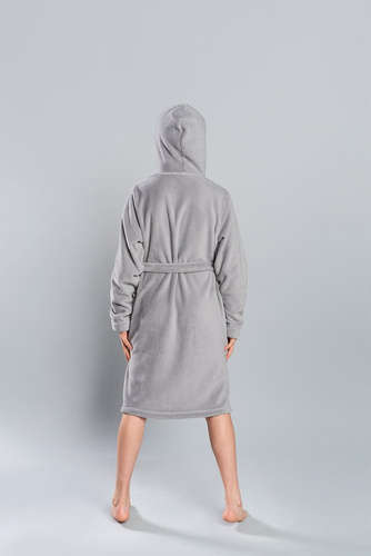 Chlapčenský župan Mimas Italian Fashion - sivý