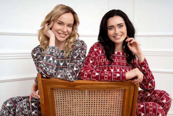 Island Fleece dámska súprava Italian Fashion - grafitová potlač