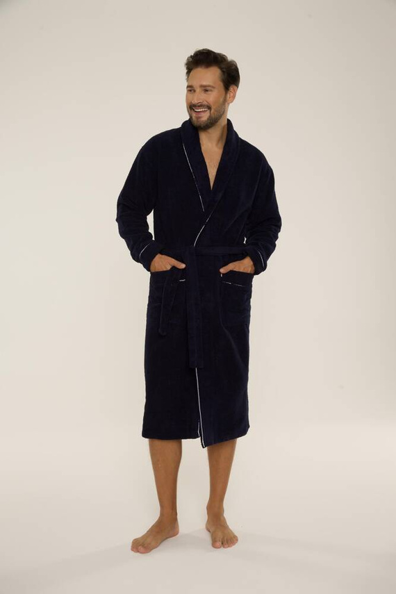 735 Manuele pánsky župan De Lafense - tmavomodrý