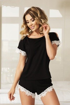 Delos Dámsky pyžamový komplet Kalimo - čierny