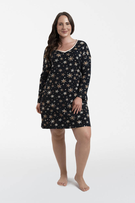 Nočná košeľa Laponia Talianska móda - potlač