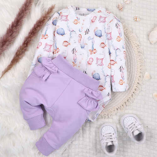 ABN-5475 Detské body Underwater World Nini- organická bavlna, dlhý rukáv