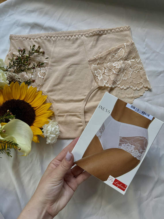 530 Iness Vysoké nohavičky De lafense - béžové