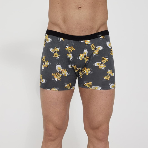 Cornette Tattoo 280/254 Homel – bavlnené boxerky grafit