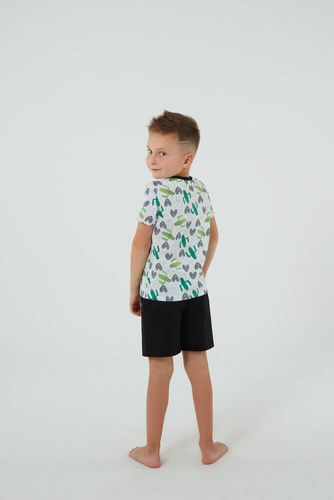 Picos Detské pyžamo Italian Fashion - potlač/čierna