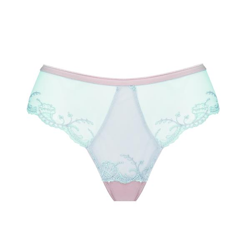 Tanga Francesca Unikat - ženské, čipkované, pastelové farby