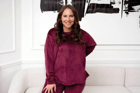 Akara Dámsky set Italian Fashion - bordová