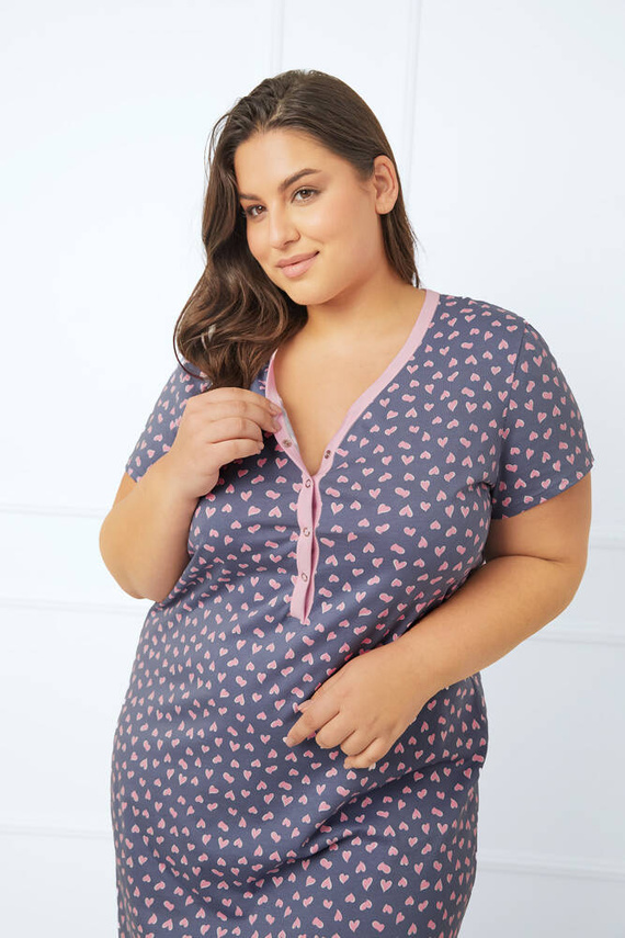 Nočná košeľa a dojčenské šaty Tiana, krátky rukáv Talianska móda - potlač