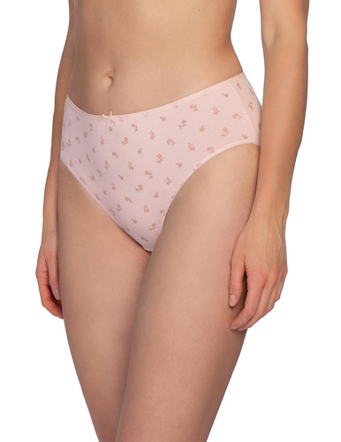 Figi L-122 BI-71 Lama Bavlnené figi bikini 3-pack Kvetinový komfort