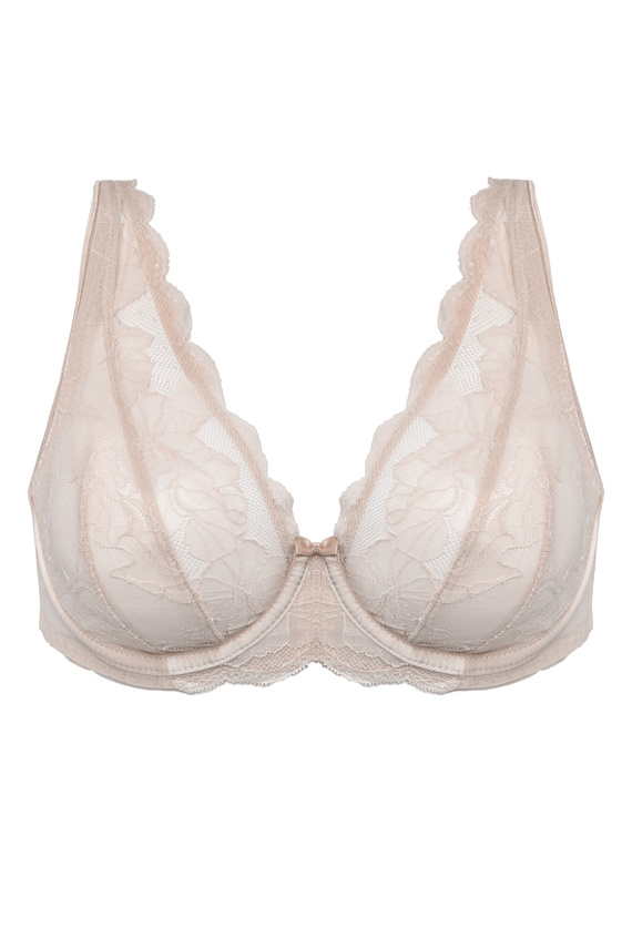 Mediolano Amelia Bralette 19253 Beige – jemná čipkovaná braletka MS6