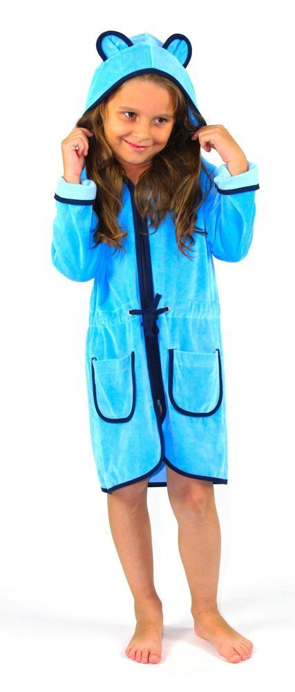 374 / 375 Detský župan Desiree - modrý